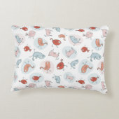 漫画の鳥が付いているパターン アクセントクッション (裏面)