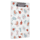 漫画の鳥が付いているパターン クリップボード (右)