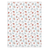 漫画の鳥が付いているパターン テーブルクロス (正面)