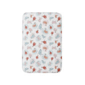 漫画の鳥が付いているパターン バスマット (正面縦)