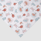 漫画の鳥が付いているパターン 薄葉紙 (詳細)