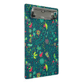 漫画の鳥が付いている花パターン ミニクリップボード (アングル)