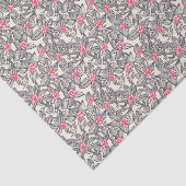 漫画の鳥が付いている花パターン 薄葉紙 (詳細)