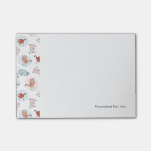 漫画の鳥の模様 ポストイット