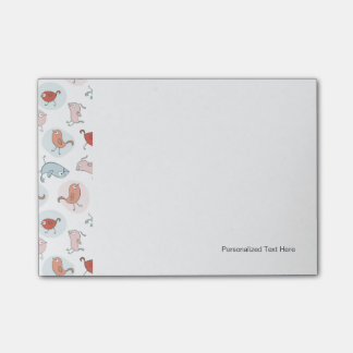 漫画の鳥の模様 ポストイット