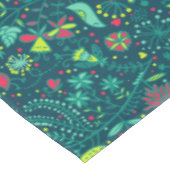 漫画の鳥2が付いている花パターン テーブルクロス (アングル)