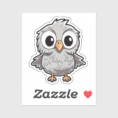 漫画の鳥 シール (シート)