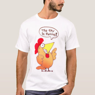 漫画の鶏のワイシャツ のかわいい鶏の漫画のティー Tシャツ