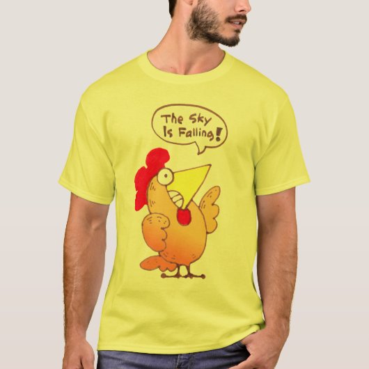 漫画の鶏のTシャツ|の鶏少しTシャツ Tシャツ (正面)