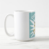 漫画の黄色のモンスタ走ーの – キャッチ コーヒーマグカップ (左)