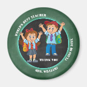 漫画の黒板先生サンキューマグネット マグネット (正面)