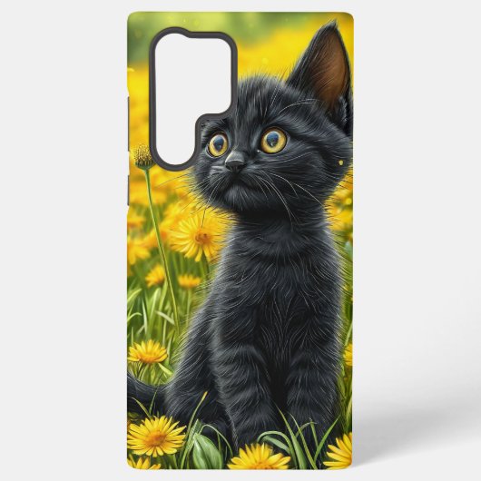 漫画の黒猫 SAMSUNG GALAXYケース (裏面)