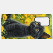 漫画の黒猫 SAMSUNG GALAXYケース (裏面横)