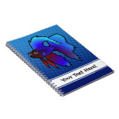 漫画のBettaの魚/シャムの戦いの魚 ノートブック (右側)