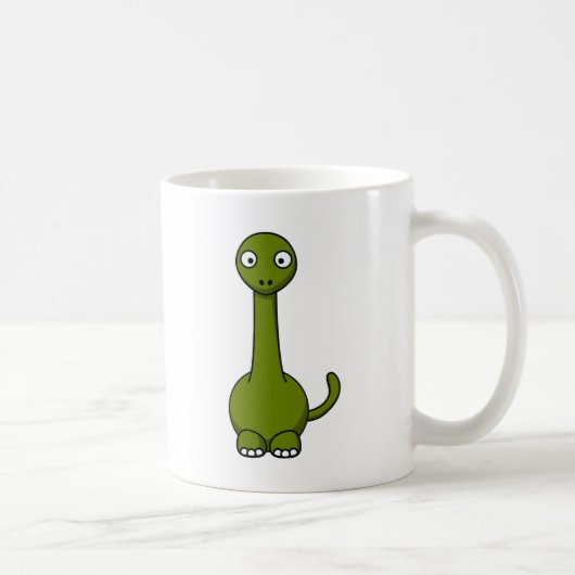 漫画のbrontosaurus コーヒーマグカップ (右)