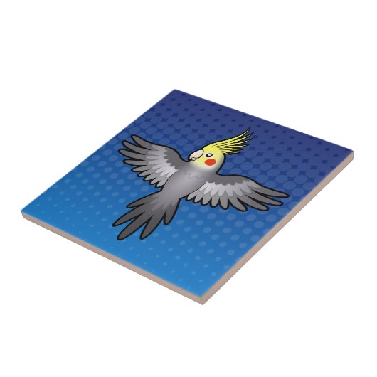 漫画のCockatiel タイル (側面)