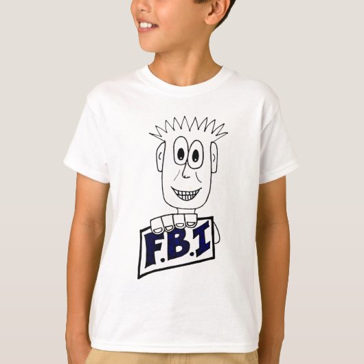 漫画のFBI捜査官 Tシャツ (正面)