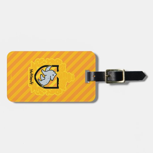 漫画のHufflepuffの頂上 ラゲッジタグ (正面横)