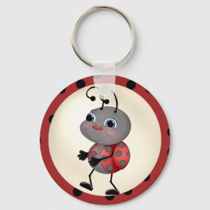 漫画のLadybugキーチェーン キーホルダー