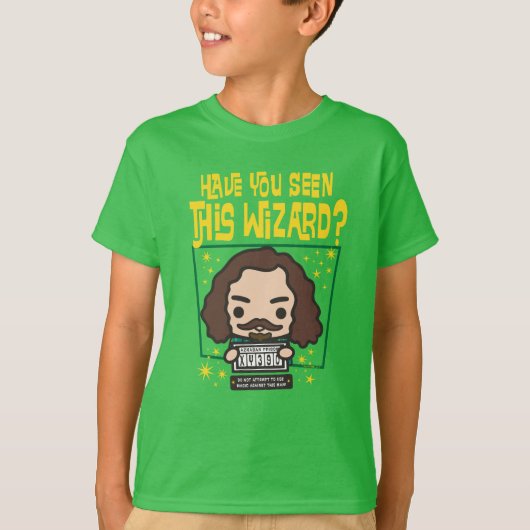 漫画のSirius黒い望まれたポスターグラフィック Tシャツ (正面)