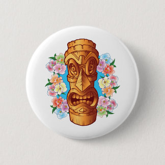 漫画のTikiの彫像 缶バッジ
