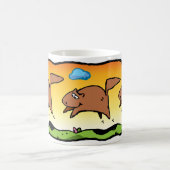 漫画はマグを蓄えます コーヒーマグカップ (中央)