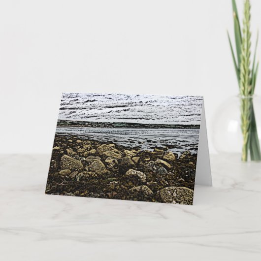 漫画は挨拶状を揺すります カード (正面)