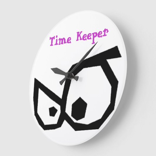 漫画は時間の看守の柱時計を注目します ラージ壁時計 (傾斜)