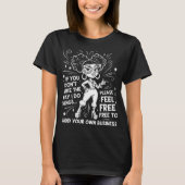 漫画よくはしゃぐのsass引用文オフィスギフト tシャツ (正面)