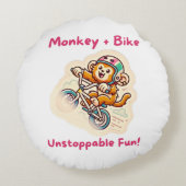 漫画よくはしゃぐスタイル ラウンドクッション (裏面)