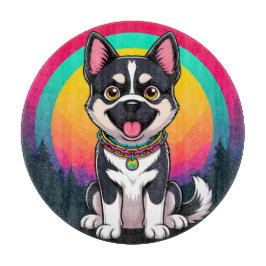 漫画よくはしゃぐ犬 カッティングボード