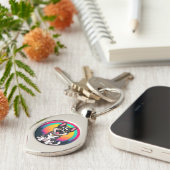 漫画よくはしゃぐ犬 キーホルダー (側面)