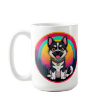 漫画よくはしゃぐ犬