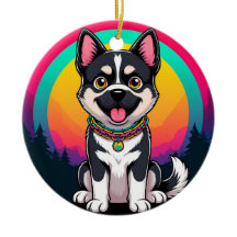 漫画よくはしゃぐ犬