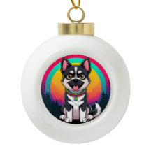 漫画よくはしゃぐ犬