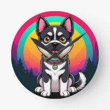 漫画よくはしゃぐ犬