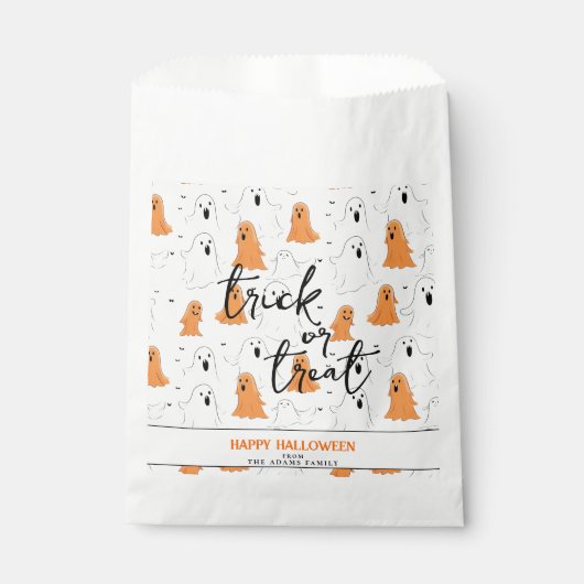 漫画をトリックまたは扱う幽霊ハロウィーン フェイバーバッグ (正面)