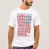 漫画を描いた米国大統領トランプ・アパレル Tシャツ (正面)