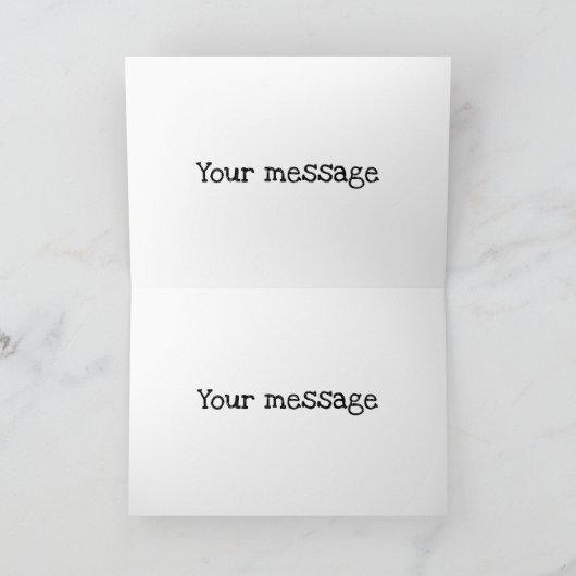 漫画を漕いでいるおもしろいなペリカンはカード感謝していしています サンキューカード (内部)