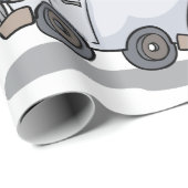 漫画アイスクリームトラックおもしろい夏デザート ラッピングペーパー (ロールコーナー)