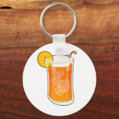 漫画アイスティーキーチェーン キーホルダー (正面)