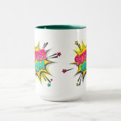 漫画アポップ・アートのートすごいママママグ マグカップ (中央)