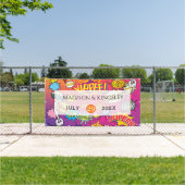 漫画アポップ・アートのート💥🎨ズ結婚グラフィティ 横断幕 (インサイチュ)