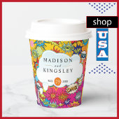 漫画アポップ・アートのート💥🎨ズ結婚グラフィティ 紙コップ