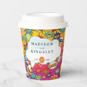 漫画アポップ・アートのート💥🎨ズ結婚グラフィティ 紙コップ (正面)