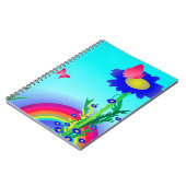 漫画アートの花 ノートブック (左側)