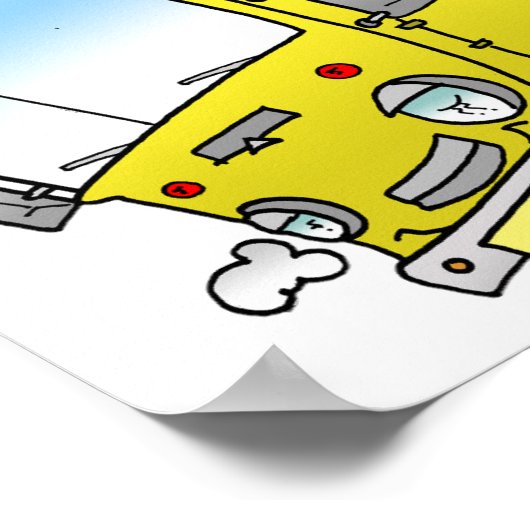 漫画イエローバスポスター ポスター (角)