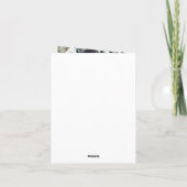 漫画イラストレーションノースポールクリスマスビレッジ シーズンカード (裏面)