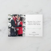 漫画イラストレーションノースポールクリスマスビレッジ シーズンカード (内部)