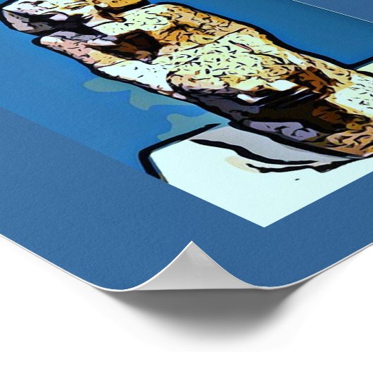 漫画エジプト美術 ポスター (角)